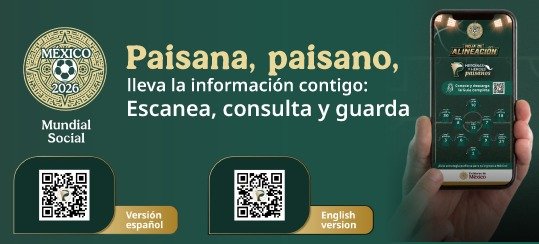 Paisana, paisano, lleva la información contigo